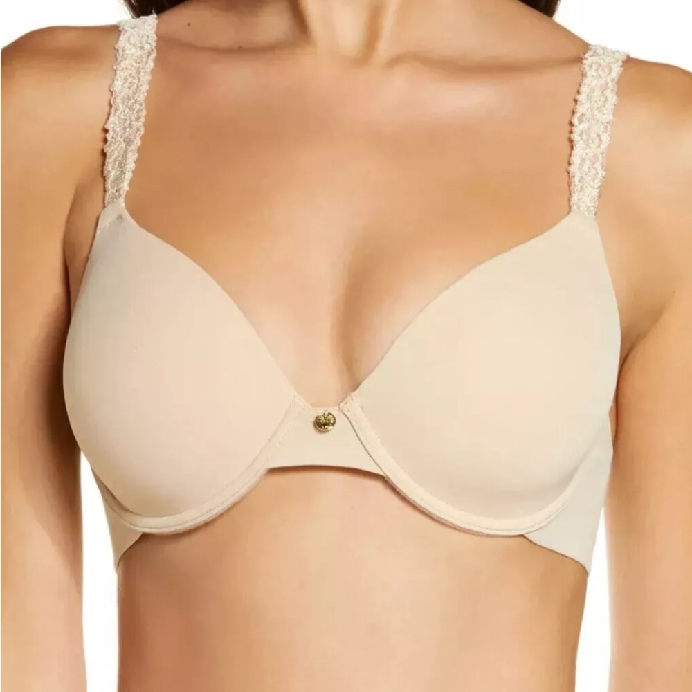 NATORI 731080 Dream Custom Coverage Cafe Beige Underwire Bra Sz 34DDD